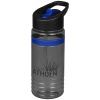 View Image 1 of 1 of Banded Line Up Bottle with Two-Tone Flip Straw Lid - 20 oz.
