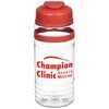 View Image 1 of 3 of Clear Impact Banded Line Up Bottle with Flip Lid - 20 oz.