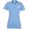 View Image 1 of 3 of American Apparel Fine Jersey T-Shirt - Ladies' - Colors - Screen