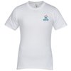 View Image 1 of 2 of American Apparel Fine Jersey T-Shirt - Men's - White - Embroidered