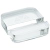 View Image 1 of 4 of Crystal Paperweight Phone Stand - Square