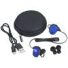 View Image 1 of 5 of Kalmar Bluetooth Ear Buds with Zippered Case - 24 hr