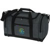 View Image 1 of 5 of 4imprint Heathered Leisure Duffel - Embroidered - 24 hr