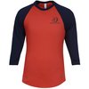 View Image 1 of 1 of American Apparel 3/4 Sleeve Raglan T-Shirt