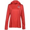 View Image 1 of 3 of Zone Performance Hooded Tee - Ladies'