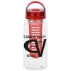 View Image 1 of 4 of Azusa Bottle with Arch Lid - 24 oz. - Infuser