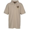 View Image 1 of 3 of Harriton 5.6 oz. Easy Blend Polo - Youth