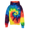 View Image 1 of 3 of Tie-Dye Hoodie - Youth - Embroidered