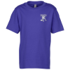 View Image 1 of 3 of Next Level Fitted 4.3 oz. Crew T-Shirt - Boys' - Embroidered