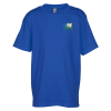 View Image 1 of 3 of Next Level CVC Blend Crew T-Shirt - Boys' - Embroidered