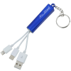 View Image 1 of 6 of Route Light-Up Logo Duo Charging Cable
