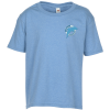 View Image 1 of 3 of Fruit of the Loom Sofspun T-Shirt - Youth - Colors - Embroidered