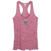 View Image 1 of 3 of Voltage Heather Racerback Tank - Ladies - Embroidered