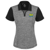 View Image 1 of 3 of adidas Golf Heather Colorblock Polo - Ladies'