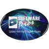 View Image 1 of 2 of Domed Magnet - Oval - 2" x 3"