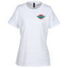 View Image 1 of 2 of Hanes Perfect-T - Ladies' - White - Embroidered