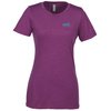 View Image 1 of 3 of Next Level CVC Blend Crew T-Shirt - Ladies' - Embroidered