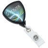View Image 1 of 4 of Jumbo Retractable Badge Holder - 24" - Shield
