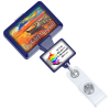View Image 1 of 4 of Double Up Badge Holder - Rectangle