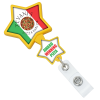 View Image 1 of 4 of Double Up Badge Holder - Star