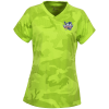 View Image 1 of 3 of Champion Double Dry Performance T-Shirt - Ladies' - Camo - Embroidered