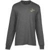 View Image 1 of 3 of Optimal Tri-Blend Long Sleeve T-Shirt - Men's - Embroidered