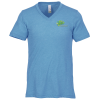 View Image 1 of 2 of Bella+Canvas Tri-Blend V-Neck T-Shirt - Men's - Embroidered
