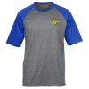 View Image 1 of 3 of Snag Resistant Performance Short Sleeve Baseball Tee - Embroidered