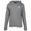 View Image 1 of 3 of Primease Tri-Blend Hooded Tee - Men's - Embroidered