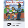 View Image 1 of 3 of Crime Prevention Coloring Book - 24 hr