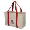 View Image 1 of 4 of Large 20 oz. Cotton Utility Tote - 15" x 20"