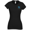 View Image 1 of 2 of Ultimate Fitted T-Shirt - Ladies' - Colors - Embroidered
