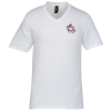 View Image 1 of 2 of Ultimate V-Neck T-Shirt - Men's - White - Embroidered