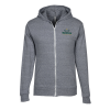 View Image 1 of 3 of Lightweight Tri-Blend Full-Zip Hoodie - Embroidered