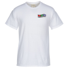 View Image 1 of 3 of Hanes ComfortWash Garment Dyed Tee - White - Embroidered