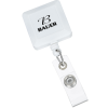 View Image 1 of 3 of Retracting Badge Holder - Square - Opaque