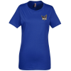 View Image 1 of 3 of Perfect Weight Crew Tee - Ladies' - Colors - Embroidered