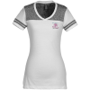 View Image 1 of 2 of Player V-Neck T-Shirt - Ladies' - Embroidered