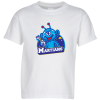 View Image 1 of 2 of Hanes 50/50 ComfortBlend T-Shirt - Youth - White - Full Color