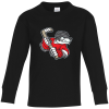View Image 1 of 3 of Hanes Authentic LS T-Shirt - Youth - Full Color - Colors