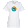 View Image 1 of 1 of Port Classic 5.4-oz T-Shirt - Ladies' - White - Full Color