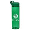 View Image 1 of 3 of Halcyon Water Bottle with Tethered Lid - 24 oz.