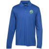 View Image 1 of 3 of Ice Performance Pique Long Sleeve Polo - Men's