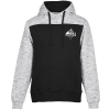 View Image 1 of 3 of J. America Melange Colorblock  Hoodie - Men's - Screen