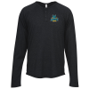 View Image 1 of 3 of Next Level Tri-Blend Henley - Embroidered