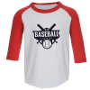 View Image 1 of 3 of Augusta 3/4 Sleeve Baseball Jersey - Toddler - Screen