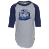 View Image 1 of 3 of Augusta 3/4 Sleeve Baseball Jersey - Youth - Screen