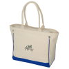 View Image 1 of 4 of Namaste 16 oz. Cotton Yoga Tote - Embroidered
