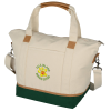 View Image 1 of 3 of Northeast 16 oz. Cotton Weekender Duffel Tote - Embroidered