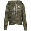 View Image 1 of 3 of Alternative School Yard Hoodie - Ladies' - Camo - Screen